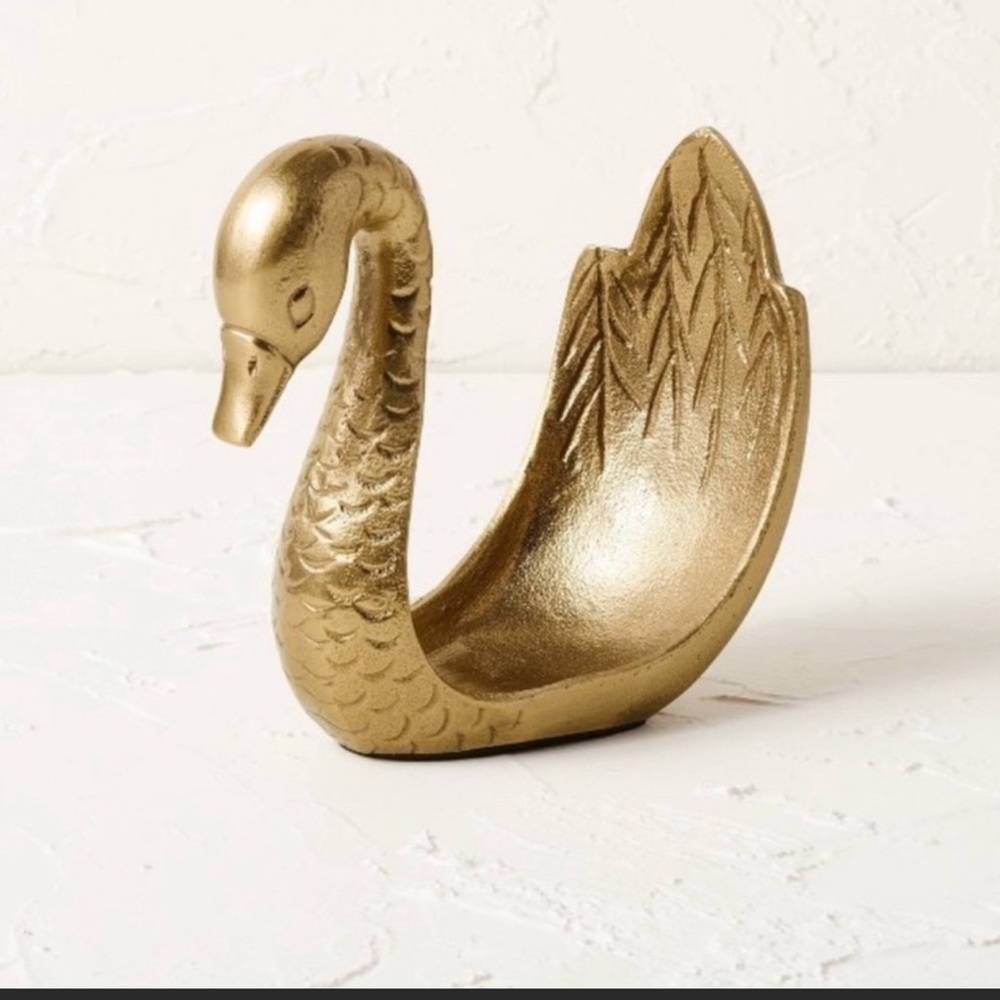 Swan hand towel Opalhouse, bath towel GOLD TARGET